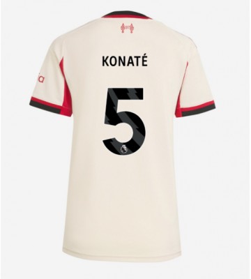 Liverpool Ibrahima Konate #5 Udebanetrøje Dame 2025-26 Kortærmet